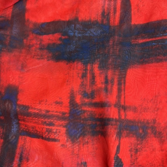 Rock & Republic Dressy Patterned Blouse size Small - Picture 5 of 7